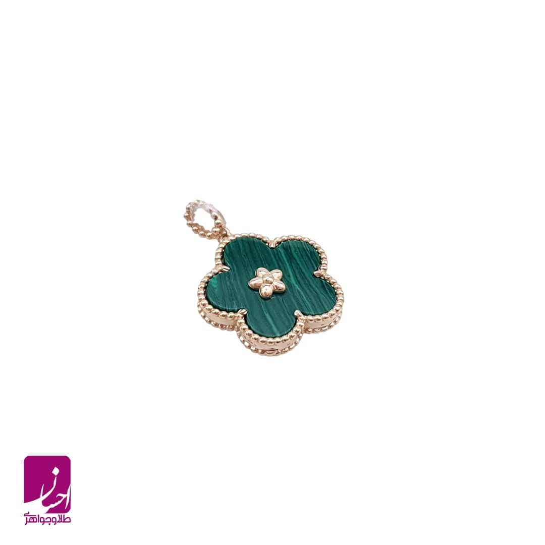 مدال ونکلیف سبز (طرح جدید)(وزن سنگ کم شده)