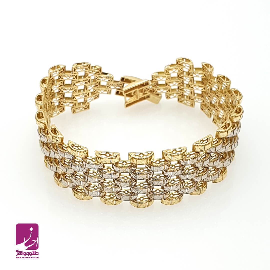 دستبند طلا زنانه رولکس (Rolex)